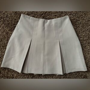Abercrombie & Fitch Pleated Mid Rise Pleated  Skort.